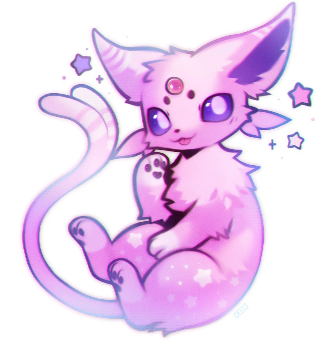 foxdoodles_'s tweet photo. espeon chibi comm 🩷 https://t.co/NgpWQZULr9