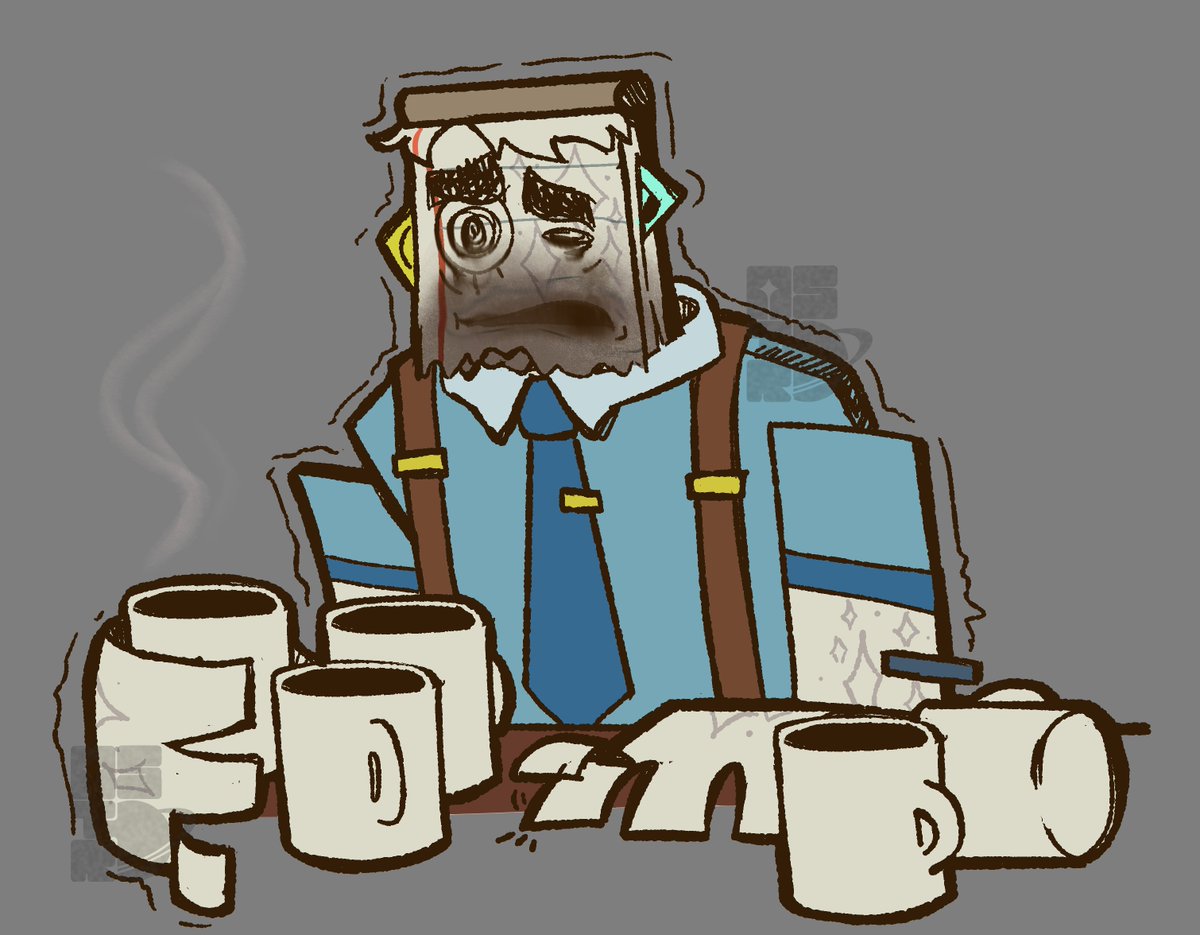 Stellar_Cattus's tweet photo. Took too much coffee and I´m paying for it,, so I´m making Honcho suffer too #robloxdoors #doorsroblox https://t.co/IMScpuEAqc