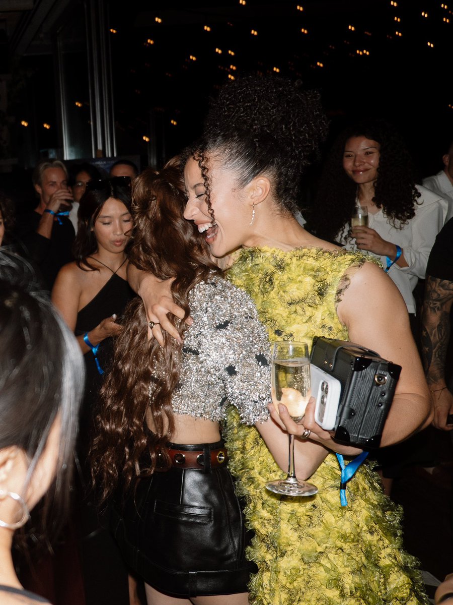 LISANATIONS_'s tweet photo. LISA and Chase the other night at the ‘ALWAYS LALISA’ afterparty 💛 https://t.co/aoKa7BAagC