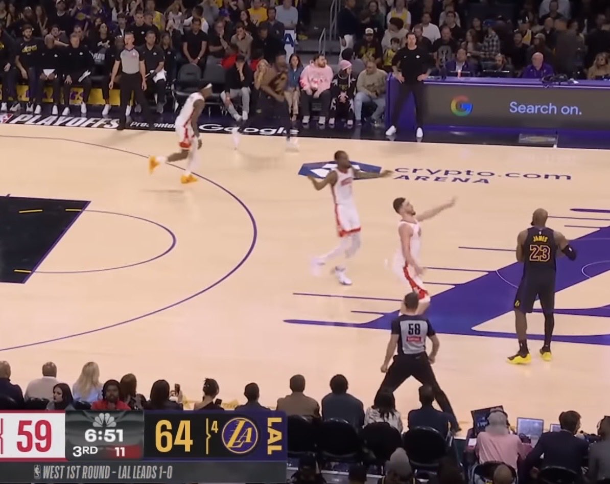 TheJamesEdrick's tweet photo. Top 6 defense was literally doubling LeBron at halfcourt literally 4 months ago 😂😂 https://t.co/7zY3iDx7aK