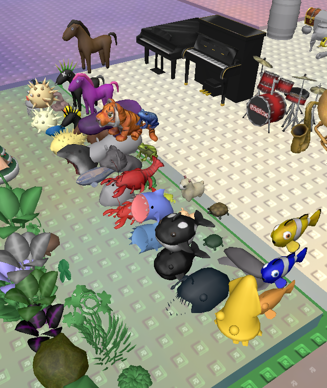 Awesome74E60398's tweet photo. various Animals for the Studbuilding kit #robloxartㅤ https://t.co/Lfmo0hLgUT