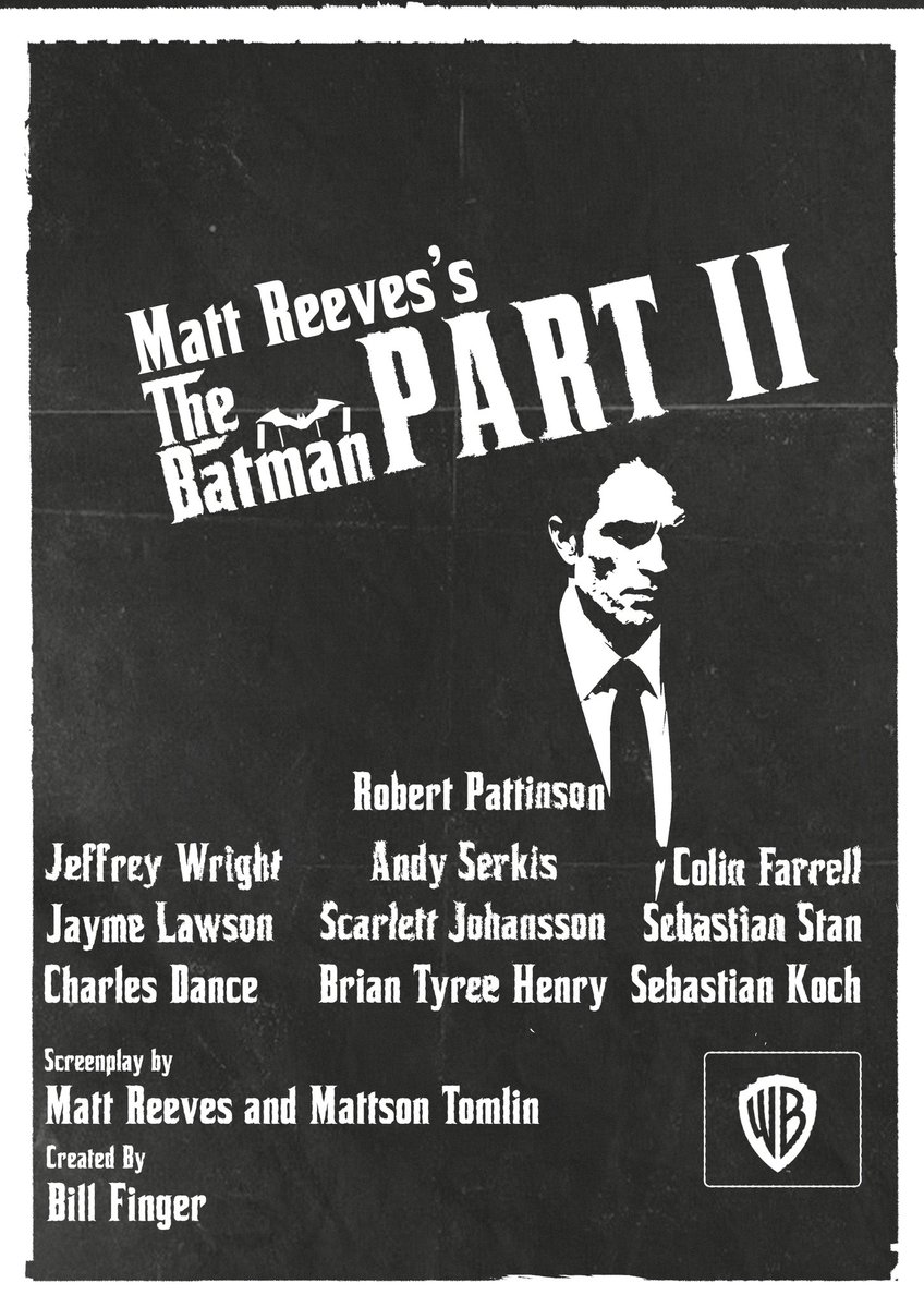 IBRZ96's tweet photo. I want to create art, it is inspired by The Godfather 2 and I’m pretty happy about it. #TheBatmanPart2 https://t.co/xtW4qMgwyy