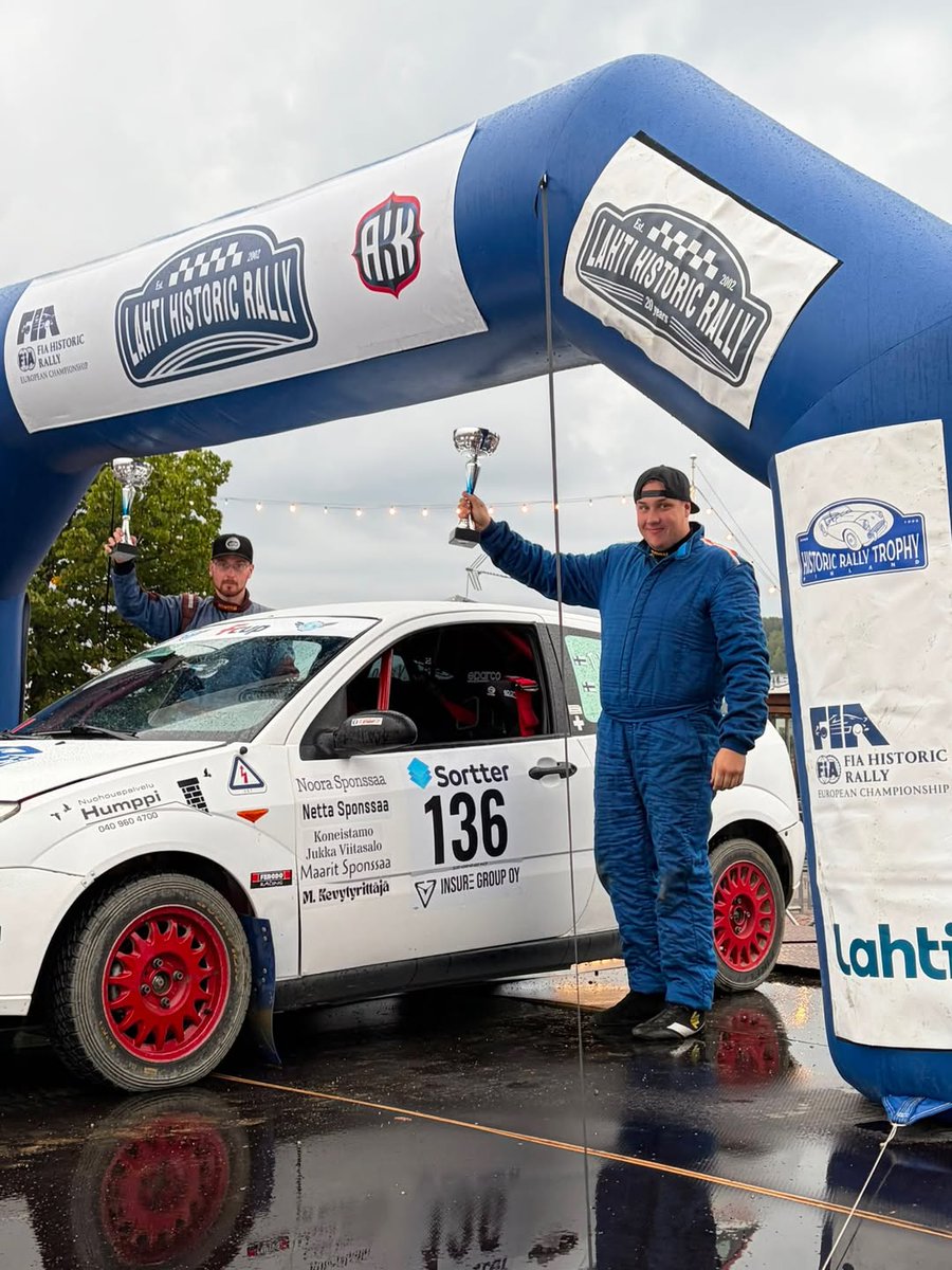 ShirleeGalri's tweet photo. Back to Sortter Rally, held alongside Lahti Historic Rally. A great two-day event. We kept a steady pace, stayed relaxed, and despite rough roads and a mid-corner tire failure, the Focus completed all 14 stages. Huge thanks to our team and https://t.co/1Jjz1QAvVh