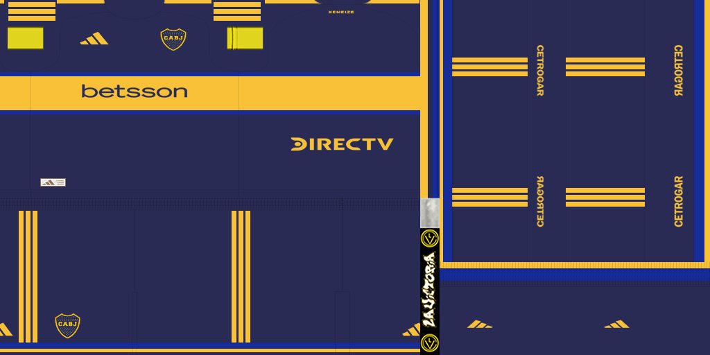 ohdez1515's tweet photo. KITPACK BOCA JUNIORS 2026/27 🇦🇷 FOR PES 2013 (Update)

-Include all kits, fonts &amp; numbers

MEGA: https://t.co/XhxbFT9s0c…

#efootball #pes2013 #proevolutionsoccer
#peskits https://t.co/n75T14ekA6