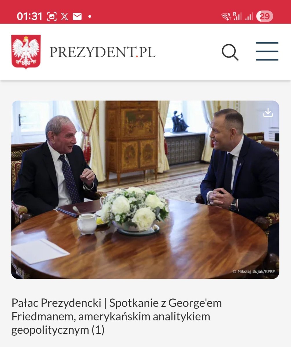agnieszkawolsk9's tweet photo. 🇺🇲🇮🇱 geostrateg @George_Friedman - mentor @BartosiakJacek - w 2015r. mówił otwarcie, że polityka 🇺🇲 wobec Europy Śr.- Wschodniej opiera się na zasadzie "dziel i rządź", traktując takie kraje jak 🇵🇱 niczym przysłowiowy cierń na d....  🇷🇺 i 🇩🇪. 

Teraz był gwiazdą i gościem honorowym konferencji o Trójmorzu pod patronatem @prezydentpl . 🙈

USA – według Friedmana – nie interweniują na kontynencie bezpośrednio, lecz stosują balance of power, wspierając lokalnych aktorów w tym wypadku państwa Europy Środkowo-Wschodniej, aby nie dopuścić do dominacji 🇩🇪 lub 🇷🇺.