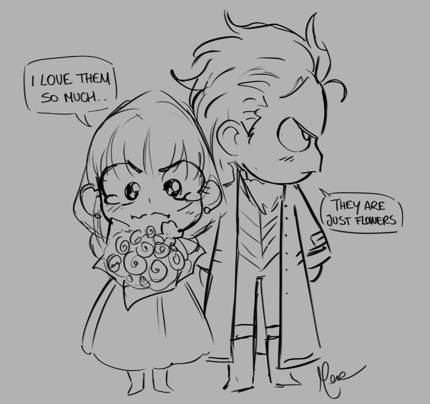 DrawMene's tweet photo. Quick Verlir doodle between comms for #vergiltuesday https://t.co/4jGfspmL52
