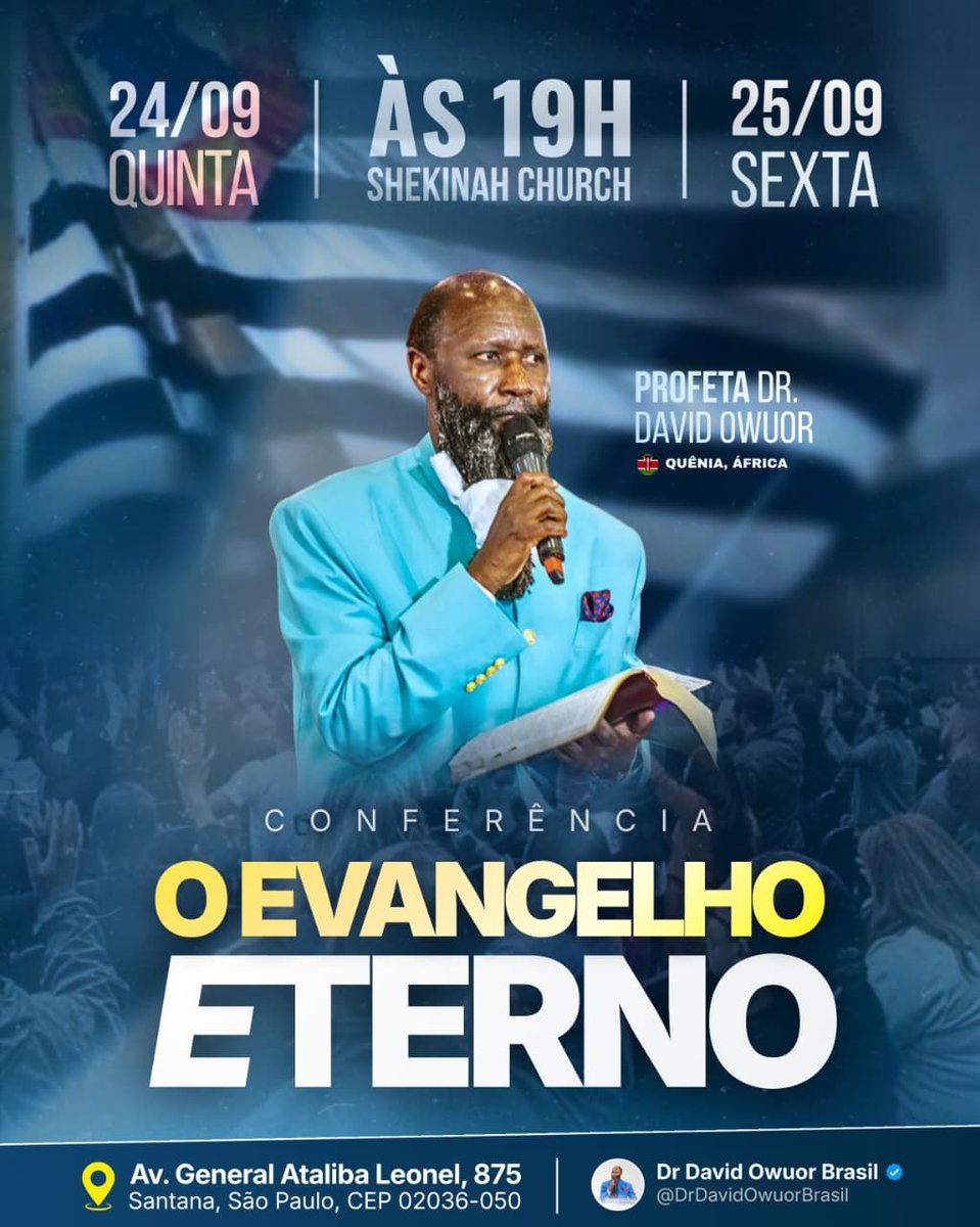 EvangDorinha's tweet photo. 👑 JESUS CRISTO é o centro do EVANGELHO ETERNO!
SÃO PAULO receberá esta poderosa
CONFERÊNCIA nos dias 24 e 25 DE SETEMBRO!
#TruthAboutEternity https://t.co/NX9UBWbRPO