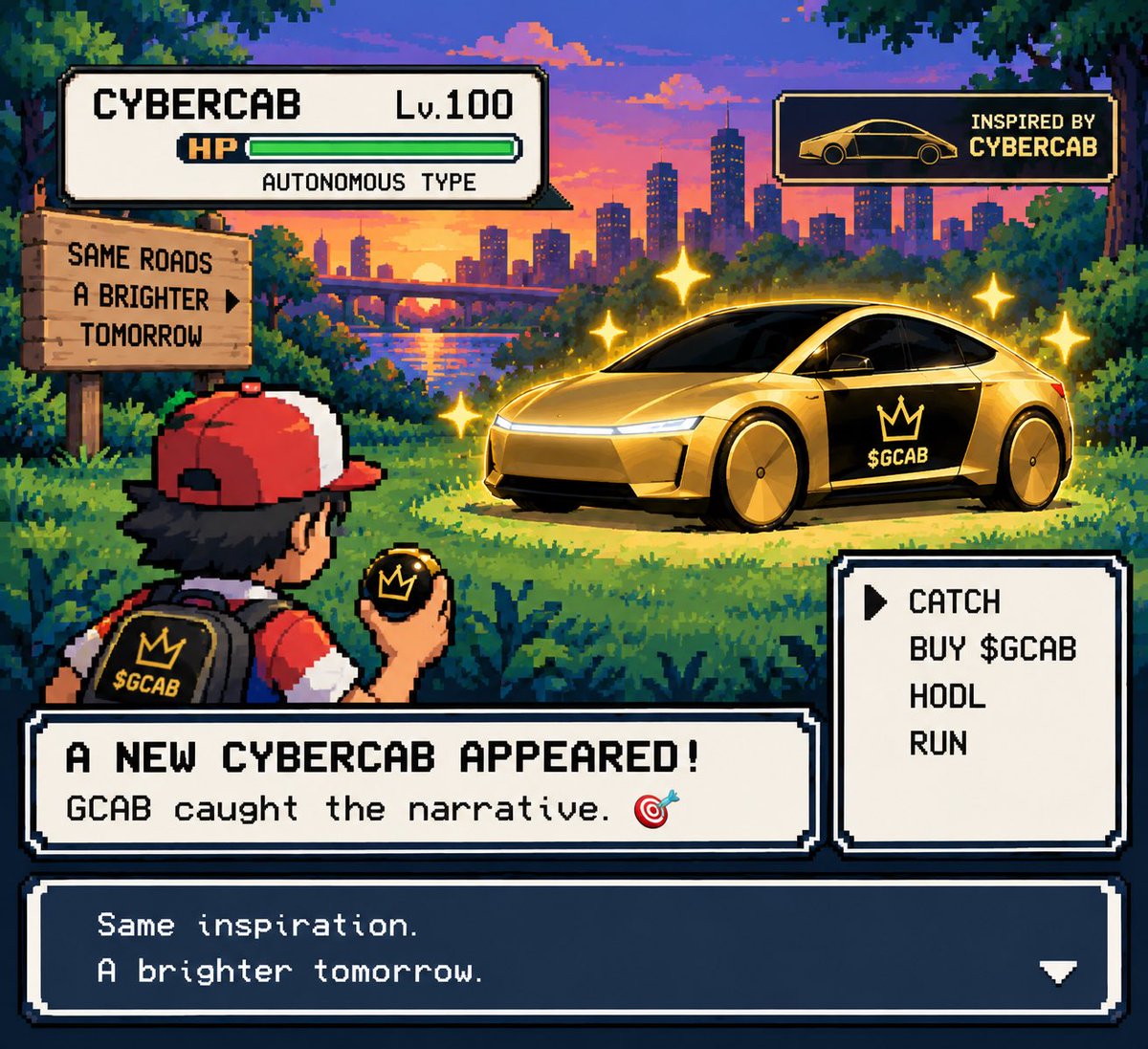 GoldCabCoin's tweet photo. Ordering a G cab is like finding a Pokémon go ! 😂 $GCAB https://t.co/e8aIG9q0K4