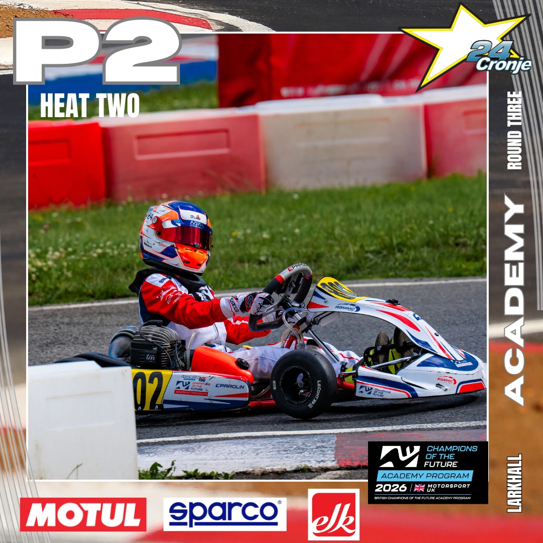 CrystalSaglzi's tweet photo. P2 again for Noah in Heat 2 of Round 3 at the Champions of the Future Academy, Larkhall Circuit. Another impressive drive puts him in a strong position for the final race at 15:00 SA time. Let's bring it home, Noah! https://t.co/9zozTrBa4r