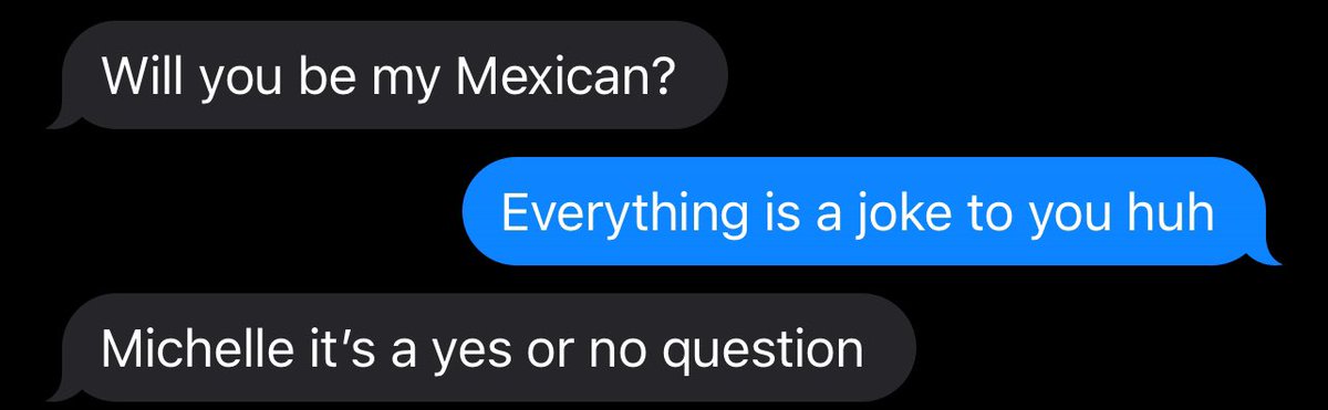 chlorophormgirl's tweet photo. #WillYouBeMyMexican #YesOrNo https://t.co/kMvPiq80tG