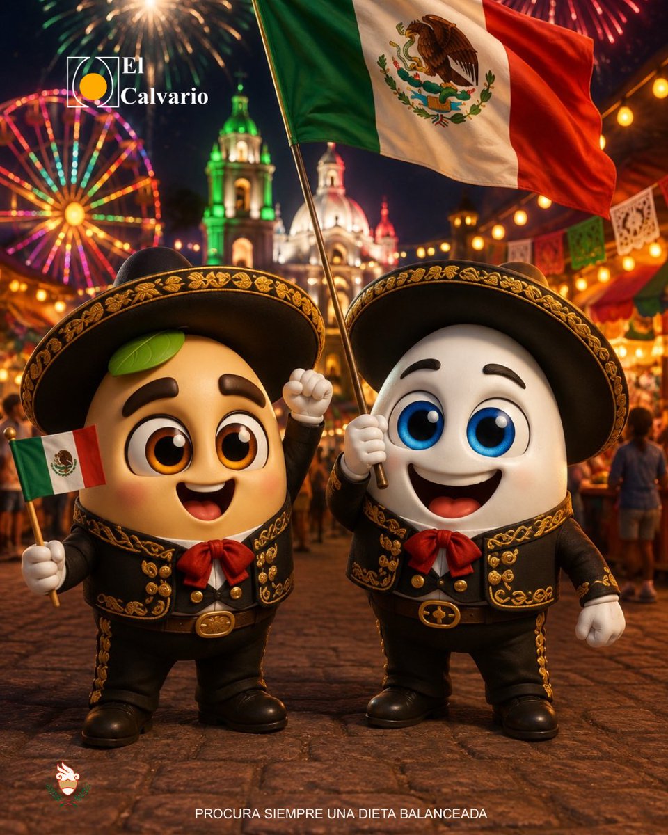 aceitecalvario's tweet photo. 🇲🇽✨ La familia El Calvario está de fiesta… y muy pronto tendrá un nuevo integrante en la mesa 👀 ¡Viva México!
#mexico #vivamexico #diadelaindependencia #15deseptiembre #huevoelcalvario #AceiteElCalvario #ElCalvario #FamiliaElCalvario #MuyPronto #Próximamente #Prelanzamiento #VivaMéxico #FiestasPatrias #SaborMexicano