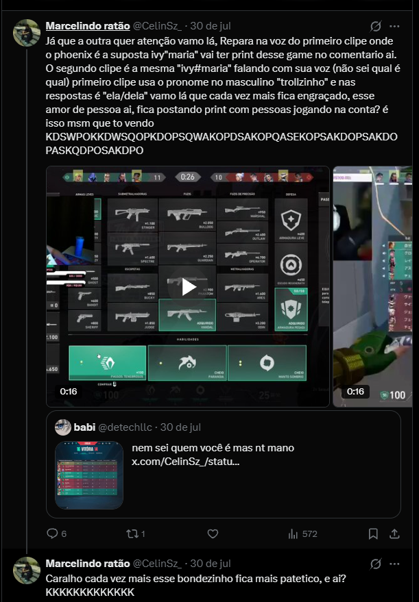 CelinSz_'s tweet photo. @detechllc Tira o seu da reta msm ivy#maria, eu avisei que voce era boostada, eu te provei que tinha gente na sua conta e voce pagou de doida, agora essa turma na sua conta era nada mais nada menos que a tropa do inferno, vulgo nexy, gabe77, teozin ou vai pagar de doida dnv? falando que n? https://t.co/5i1k7jA2jv