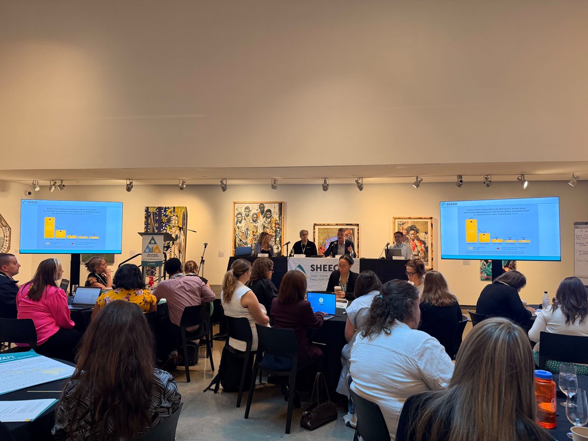 SHEEOed's tweet photo. Panelists and speakers today at our Basic Needs convening focused on improving collaboration for emergency aid, the importance of establishing data definitions and governance, integrating data from multiple sources, telling their basic needs story, and more. Ready for day two! https://t.co/EAVkNTodsK