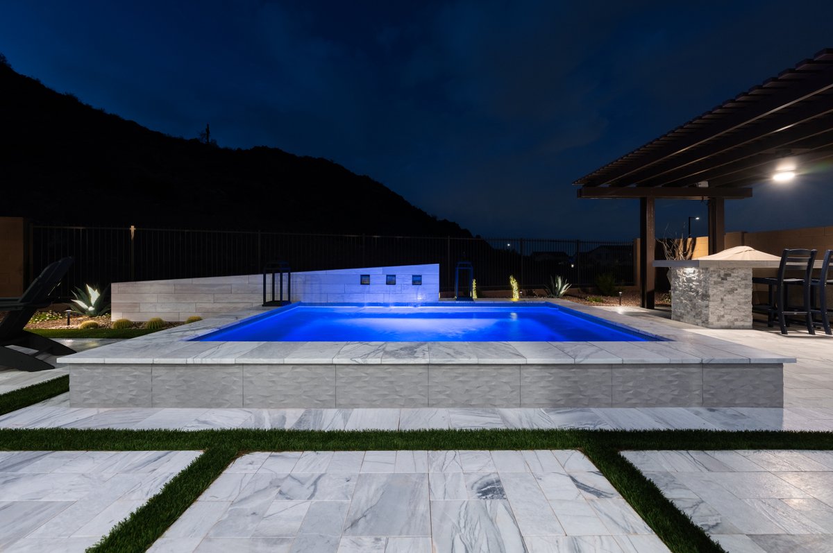 calpool's tweet photo. California Pools &amp; Landscape was awarded a 2026 PHTA International Award of Excellence Silver Medal in the Standalone Spas category for this Buckeye oasis.🥈 
Congratulations to Designer Casey Risdon, Super Stephen Dreher, and everyone who helped bring this project to life. https://t.co/KmTUIWJUhb