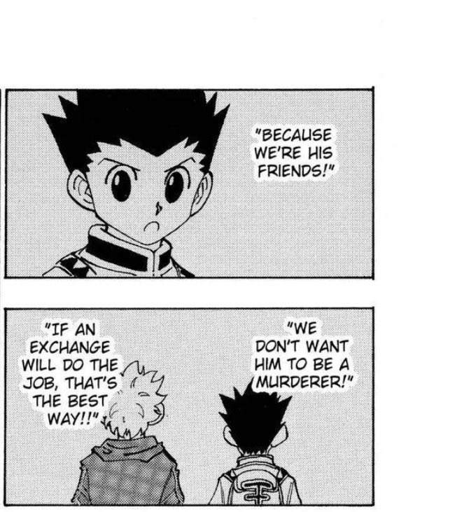 RookiexHunter's tweet photo. togashi at his peak not gonna lie https://t.co/gSDQzKienR