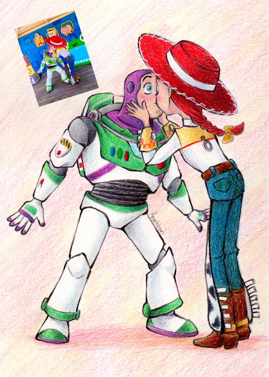 Aniektari's tweet photo. Buzz is a bit hard for me to draw, but I still had fun doing it 💕

Part 2

#buzzlightyear #jessie #toystory #bessie https://t.co/saGzslJHzN