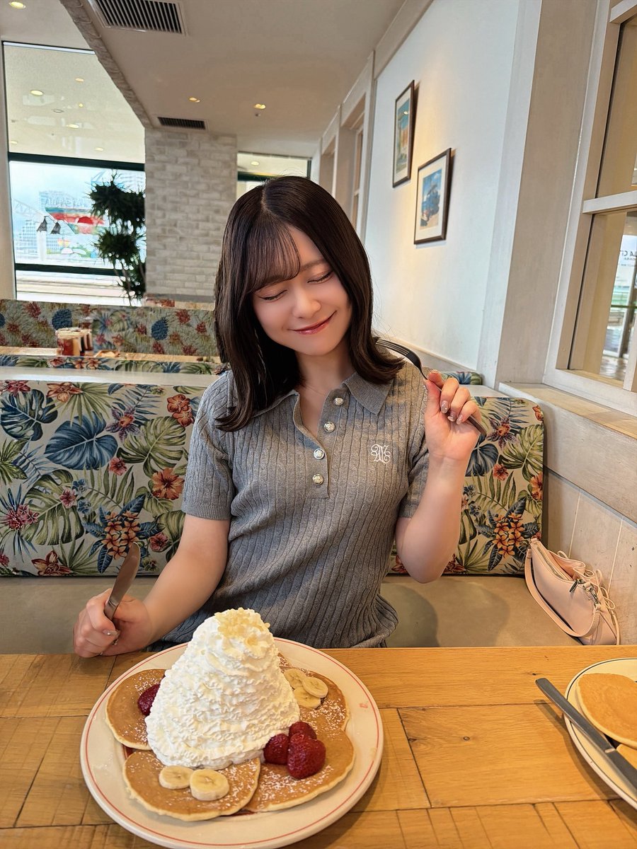 Rena_FULITBOX's tweet photo. おは🥞♡ https://t.co/mGJngnFdGD