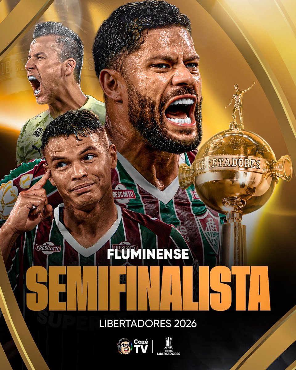 CazeTVOficial's tweet photo. É PRA QUEM ACREDITA, PORR@!!!!!!!!!!!!!!!!

O FLUMINENSE ESTÁ NAS SEMIFINAIS DA LIBERTADORES DA AMÉRICA! 🇭🇺🇭🇺🇭🇺🇭🇺🇭🇺🇭🇺🇭🇺 https://t.co/RLJNlWmLNt