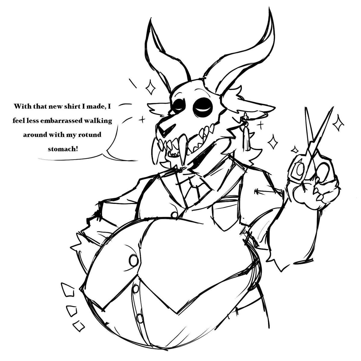 OctoBerAlt13's tweet photo. Hey guys! I'm back with a lot of sketches ehehehe
So, I'll be sure to post some! :D
Here's my oc, Laurence with a huge gut https://t.co/2WVIBke9WX