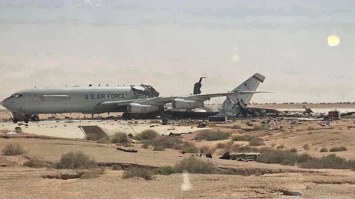 RpsAgainstTrump's tweet photo. NEW: Photos obtained by CBS News reveal widespread damage to buildings and vehicles at multiple U.S. positions across the Middle East following Iranian missile and drone attacks.

“This is major damage to our bases that hasn’t been communicated to the American public,” one deployed service member told CBS News.