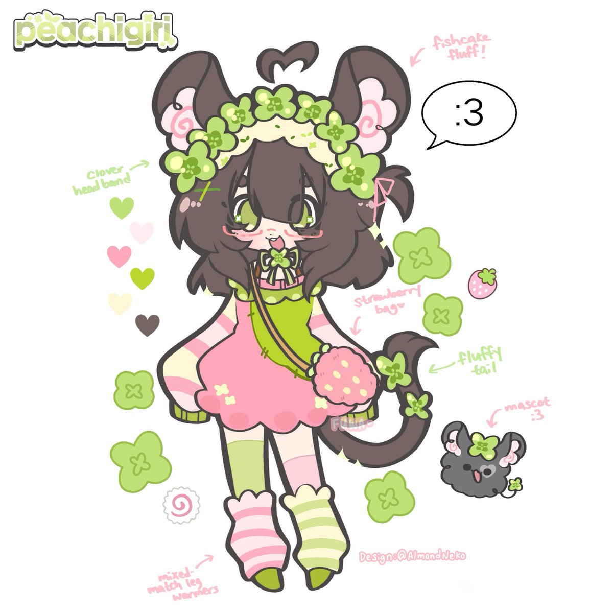peachiberrii's tweet photo. @Trash_KeiVT @cheruboki CONGRATS!! thank you for the opportunity !! 💚 https://t.co/3YgJFlN9Po