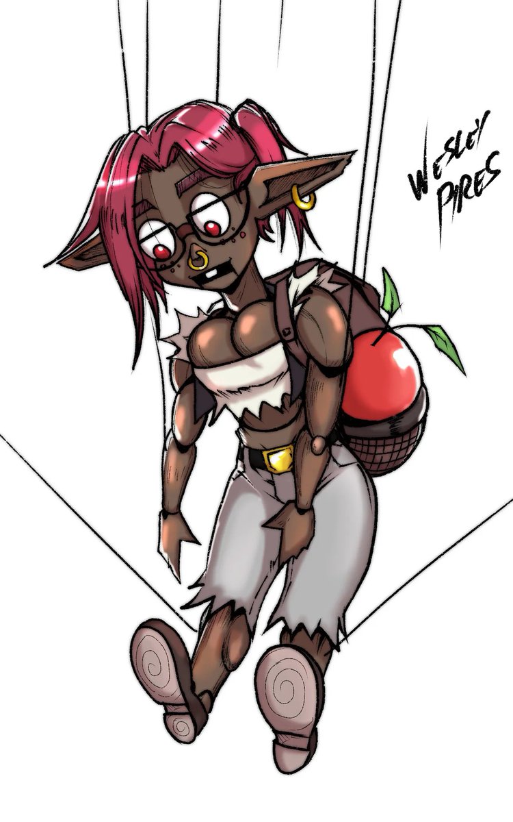 wesley__pires's tweet photo. Gabs: Look, boss! They got every thing right, including the bazongas!
Jina:… but why boobs in a puppet?
#oc #gabs #Jina #procreate https://t.co/DS3DyiaM42