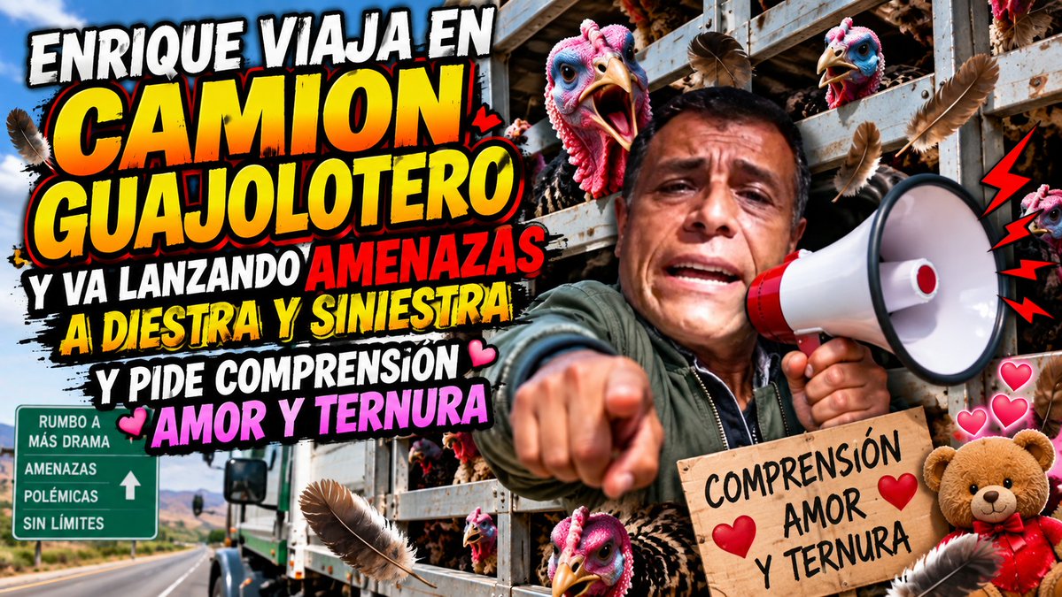 SuperComentario's tweet photo. EL LOCO DE LAS GOTAS VIAJA EN CAMION GUAJOLOTERO Y AMENAZA Y PIDE AMOR Y... https://t.co/3g6wnnl2WY via @YouTube https://t.co/J1Bn5OxhIQ