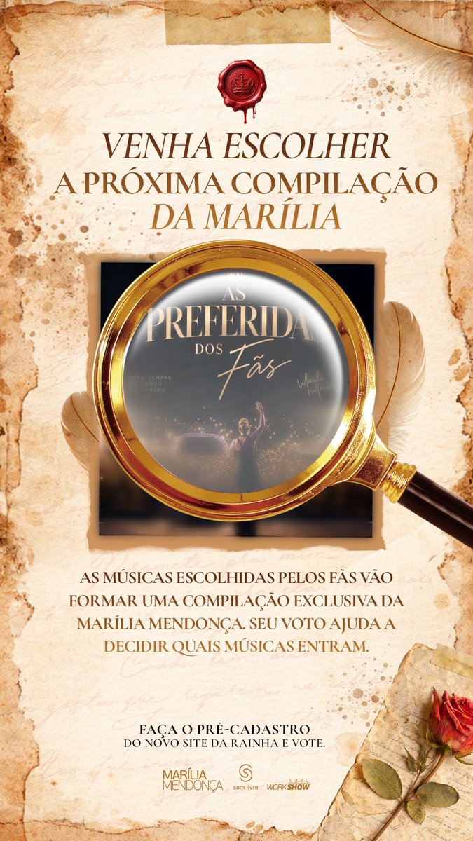 MariliaMReal's tweet photo. Venha escolher a próxima compilação da Marília: https://t.co/mJAlYydVCD https://t.co/M6eJAFUTZb