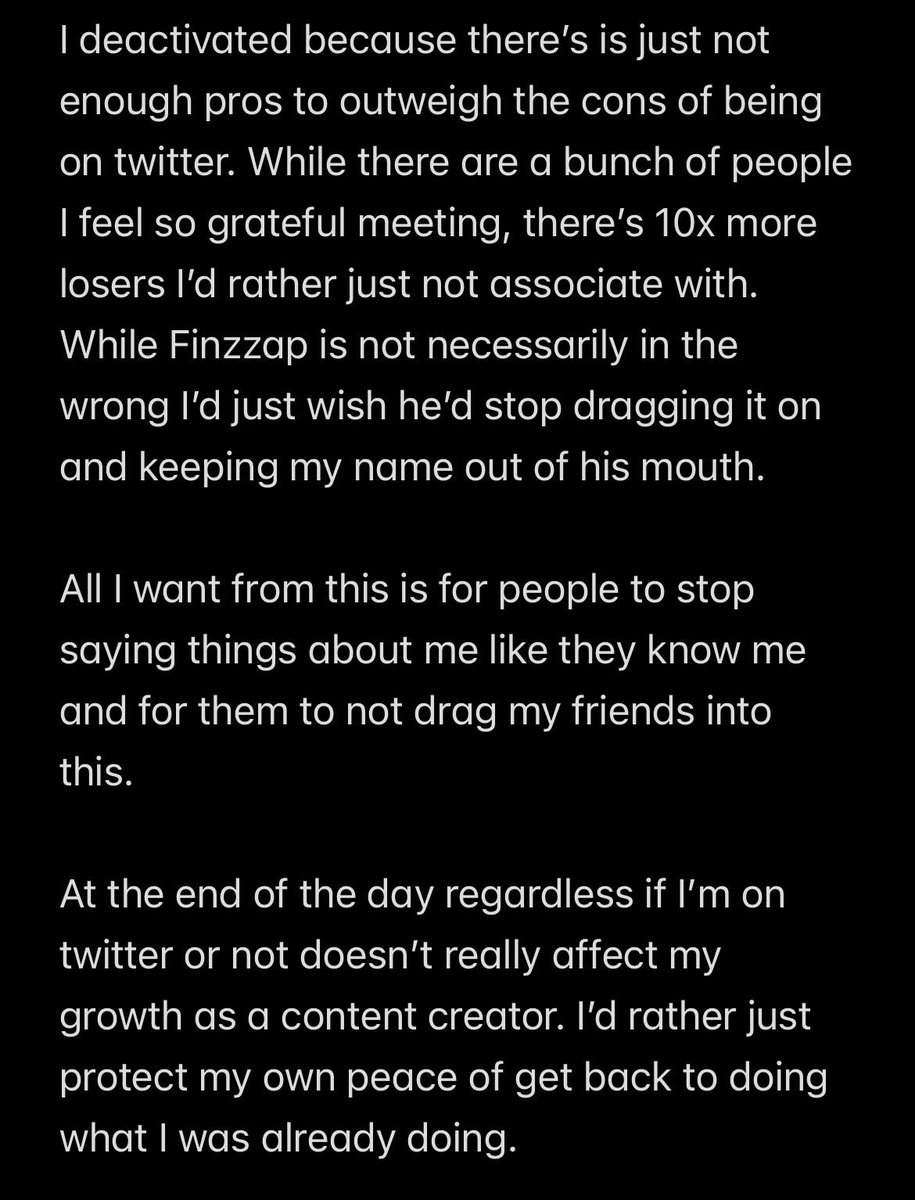 Sohmiee_'s tweet photo. Hey since some weirdos are making assumptions about the reasoning as to why I deactivated my account I thought I’d just tell everyone. https://t.co/FtREZQvoQ4