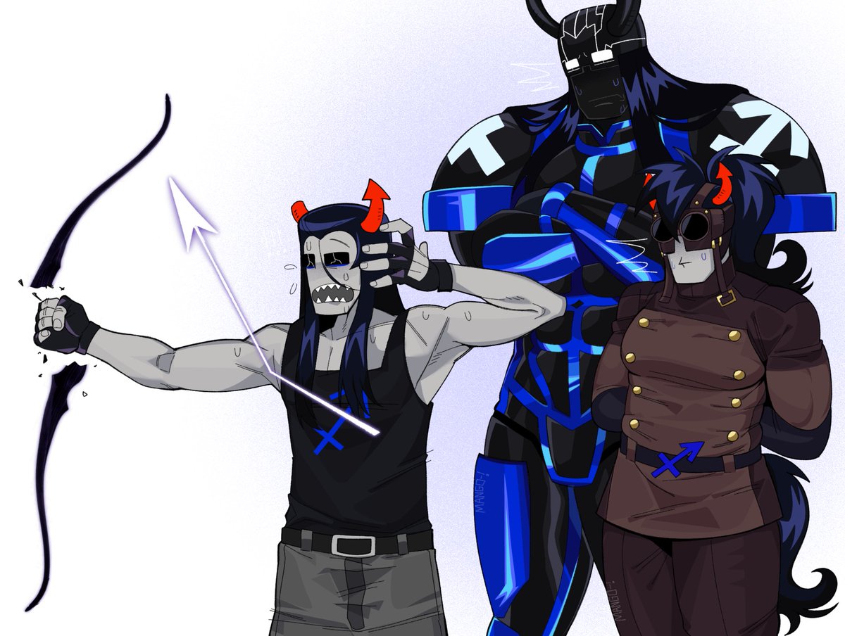 Mangjiaoo_'s tweet photo. Guhhh these are some older drawings okay ❤️‍🩹

#homestuck #equiuszahhak #horusszahhak #executordarkleer https://t.co/PRSP3Qs7aQ