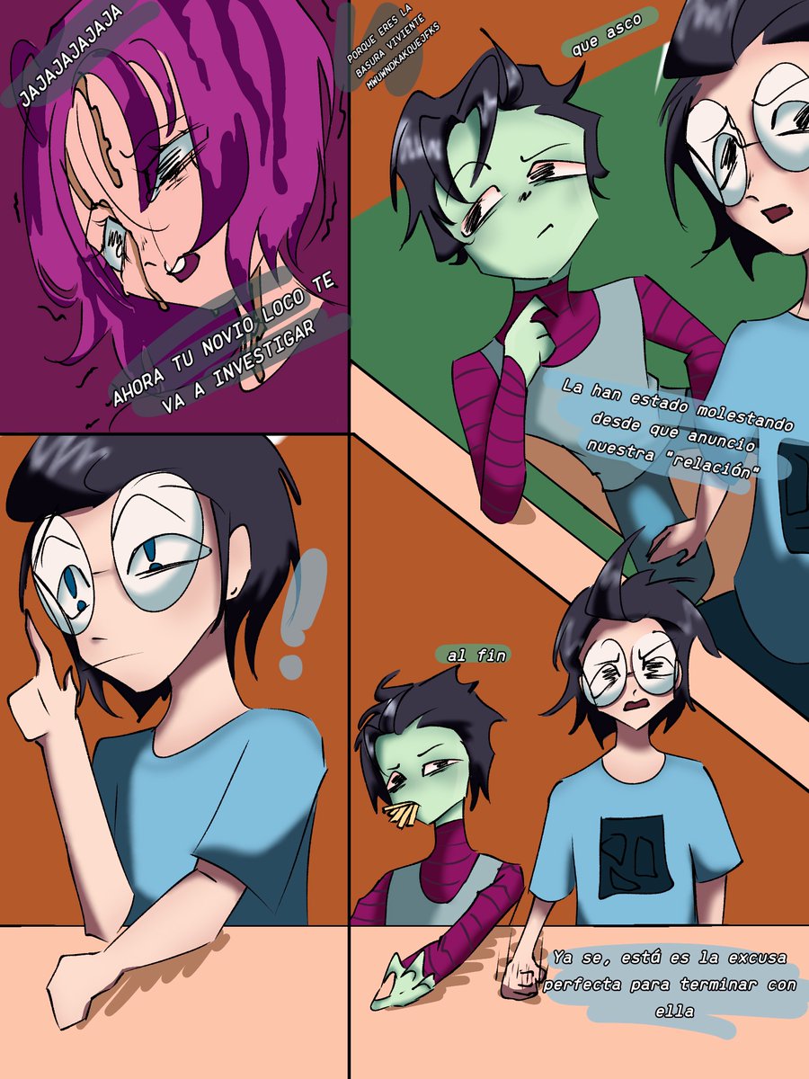 AAlexwseahsjshs's tweet photo. Porque existo
Parte 1
Que cosa eres diberto 😆
#zadr #InvaderZim #Zim #DibMembrane #GazMembrane #ProfessorMembrane #InvazorZim #ZimxDib #DibxZim #Comic #Fanart https://t.co/mBOKUdfPpJ