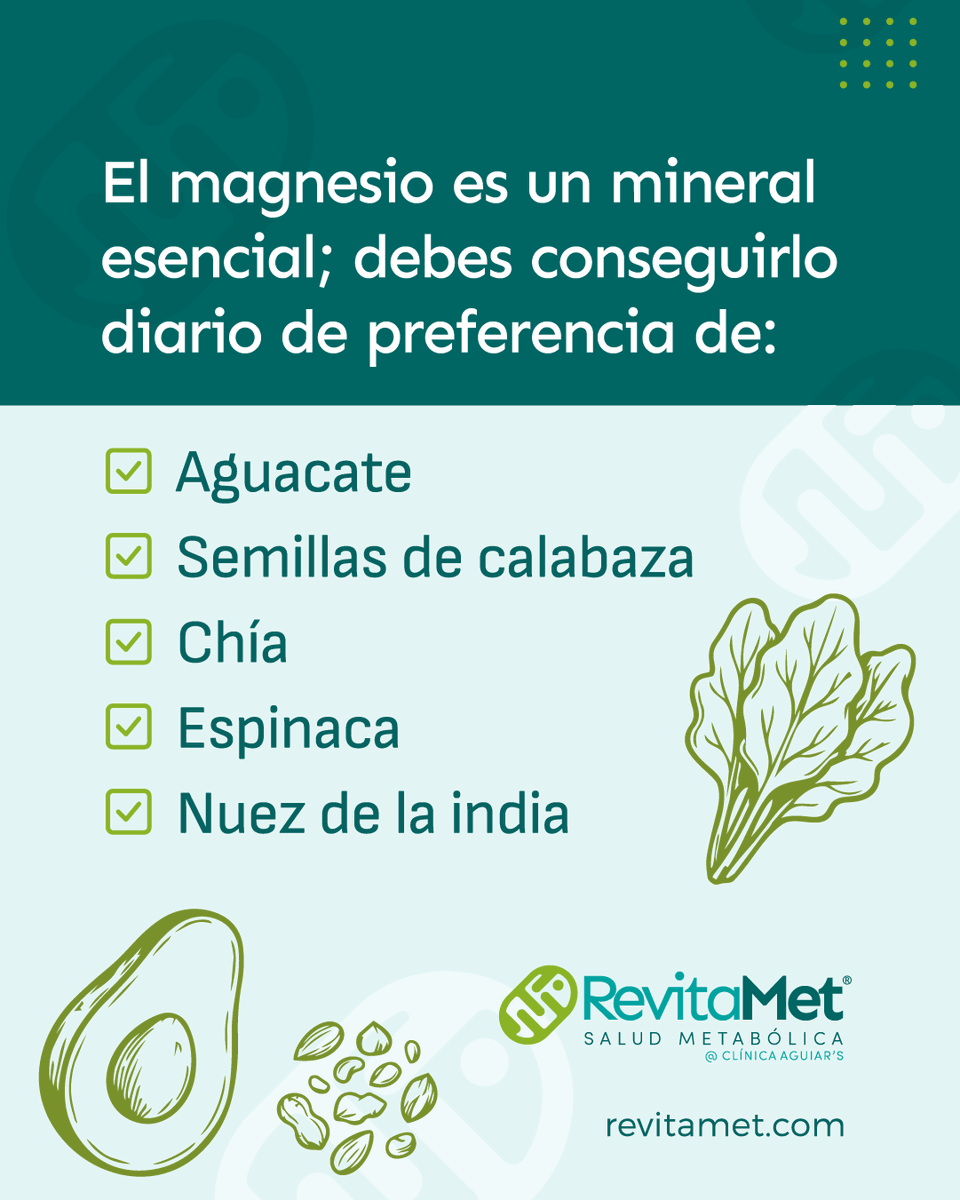 revitamet's tweet photo. Identificar los signos tempranos de un consumo insuficiente de #magnesio es el primer paso para corregir desbalances metabólicos, mejorar el rendimiento físico y proteger la salud cardiovascular. https://t.co/cEuVH8KIPj https://t.co/4WwcrhRRFz