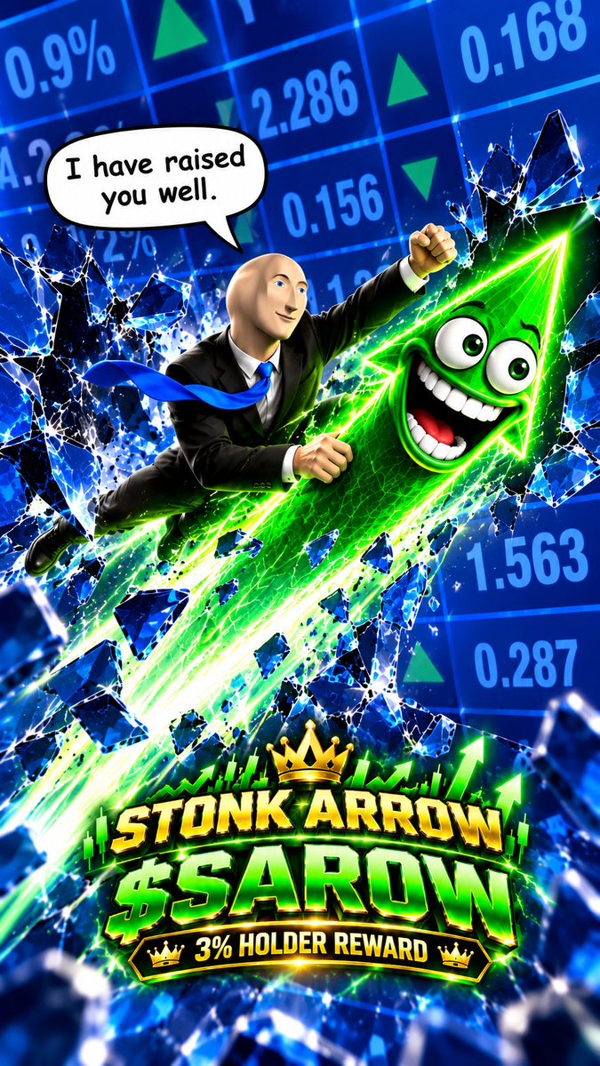 STONKARROW's tweet photo. ⚜️Join the journey of STONK ARROW⚜️ $SAROW

👉 3% holder reward
👉https://t.co/myqV5TGEpT
GAASG81sdX8CMcFnEtqC3zWg5b463j2q6kaZHnUbhcoY
#memecoin #memecoins1000x #stonk $stnk #pumpfunlaunch #stonkfun $SOL https://t.co/zrZjhQ5wLq