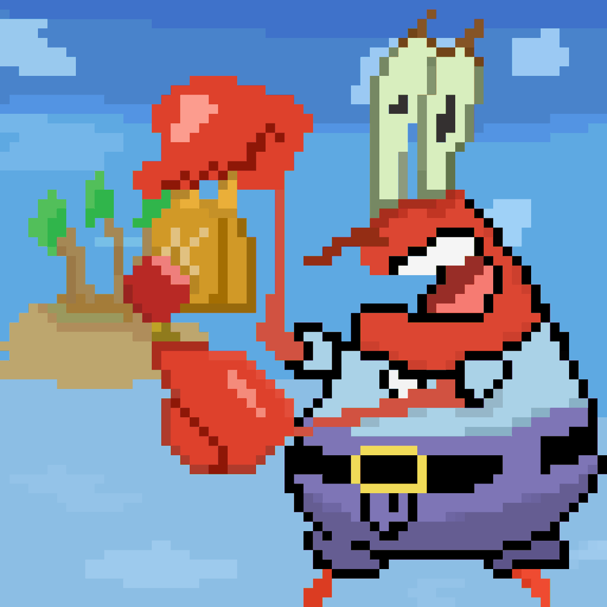 zephyrLotus1's tweet photo. Happy Day 15!!! #spongebob #pixelart #spongebobmeme #pixelartwork https://t.co/PbA0vNdF7k