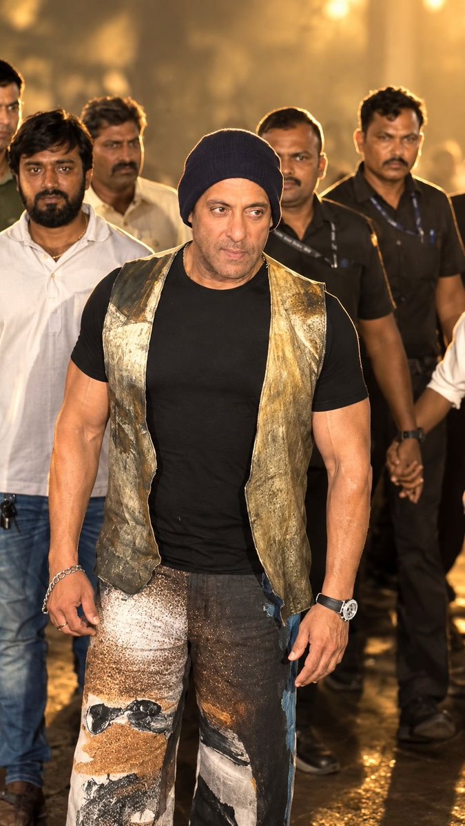 SOHAILS25543971's tweet photo. WHAT WHAT WHAT, BRO! 😭🔥

Yesterday he broke the internet, today he's back with another AURA ATTACK!

Killer outfit. PEAK Salman.🔥 #SalmanKhan #Monster @BeingSalmanKhan LOOK 💥 🔥 https://t.co/dTYoPHOeoo