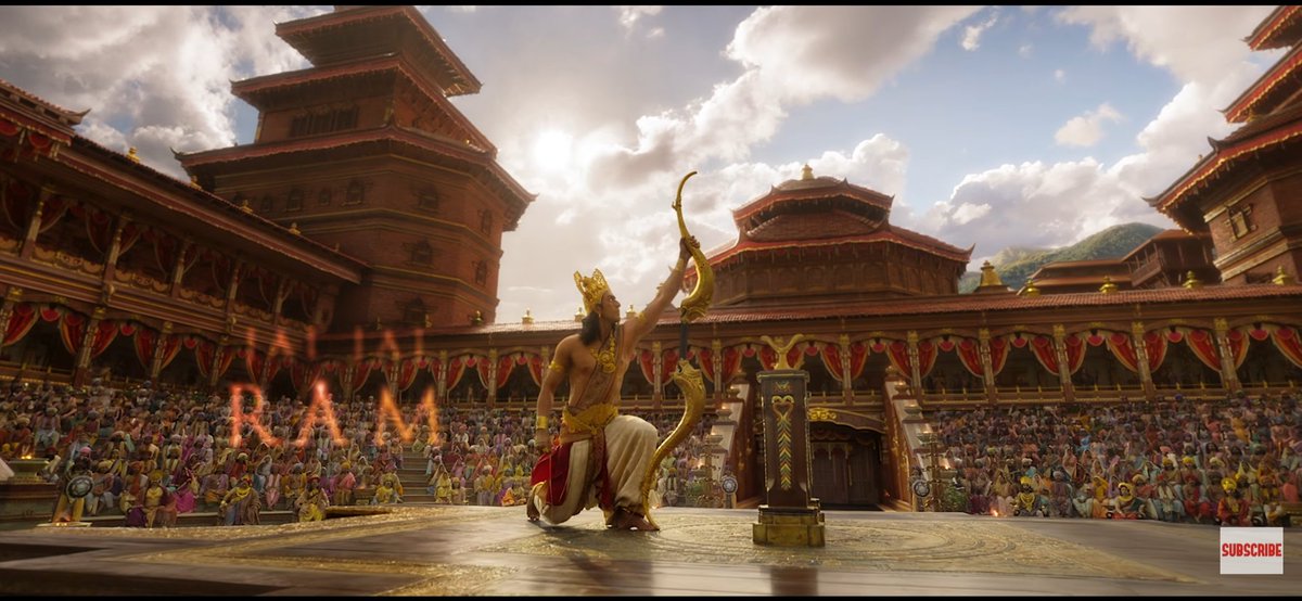 vedanthpb's tweet photo. @varunamogh Did you observe one thing... In the swayamvara sequence, sun is placed at 2 different spots... Classic VFX mistake. https://t.co/kvUYqeM681