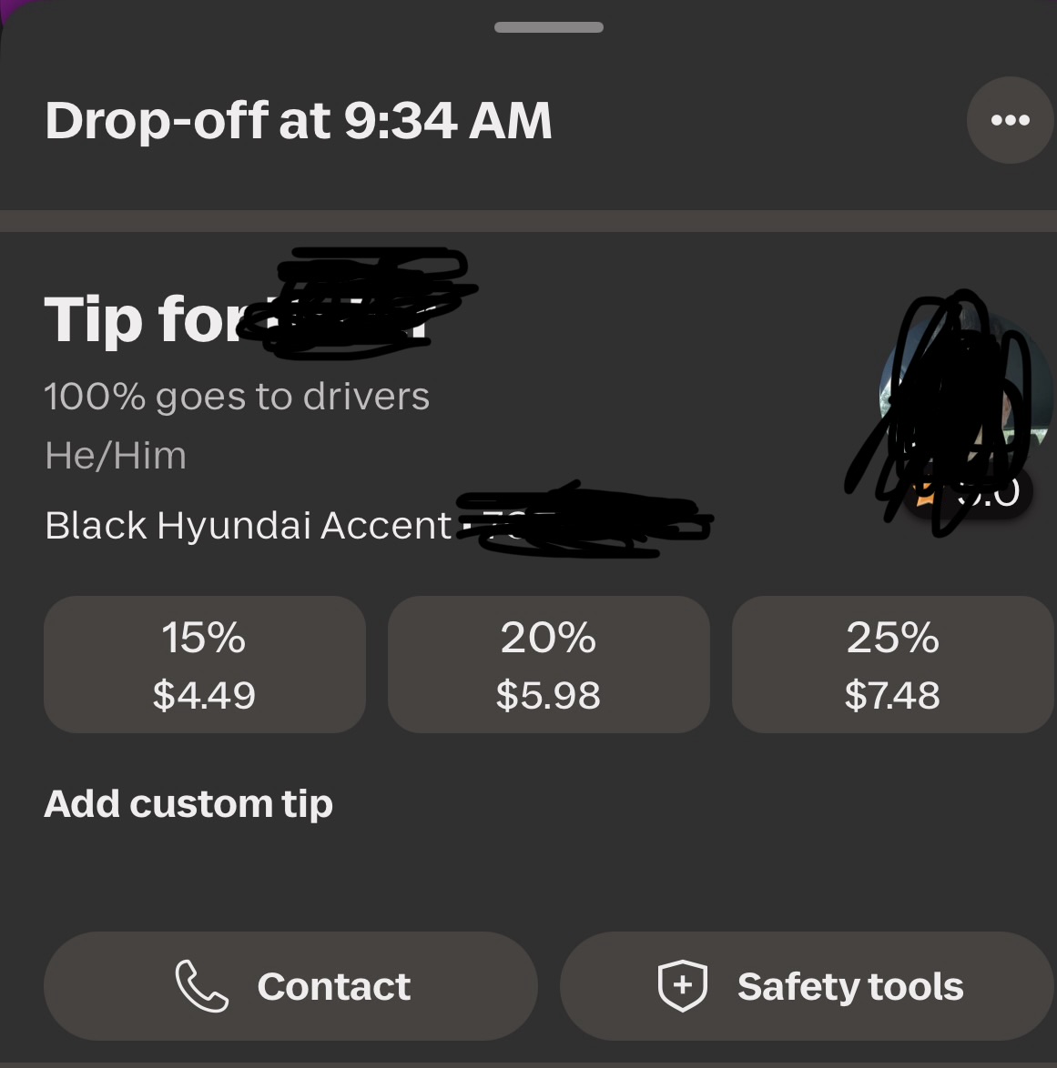 DavidHardydj's tweet photo. @shivanijpatel My Lyft this morning.  This is not a joke.  @wholemars https://t.co/r4trM5b9Do