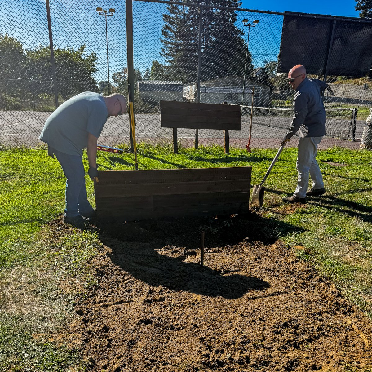 firstccu's tweet photo. We are back at the park!🌳We’ve teamed up with the City of Coquille’s Adopt-a-Park Program and it’s shaping up nicely. We replaced the horseshoe pits, trimmed walkways, and cleaned the picnic area. We’re proud to help make this park more inviting for our community to enjoy! https://t.co/1gDY1T0EdW