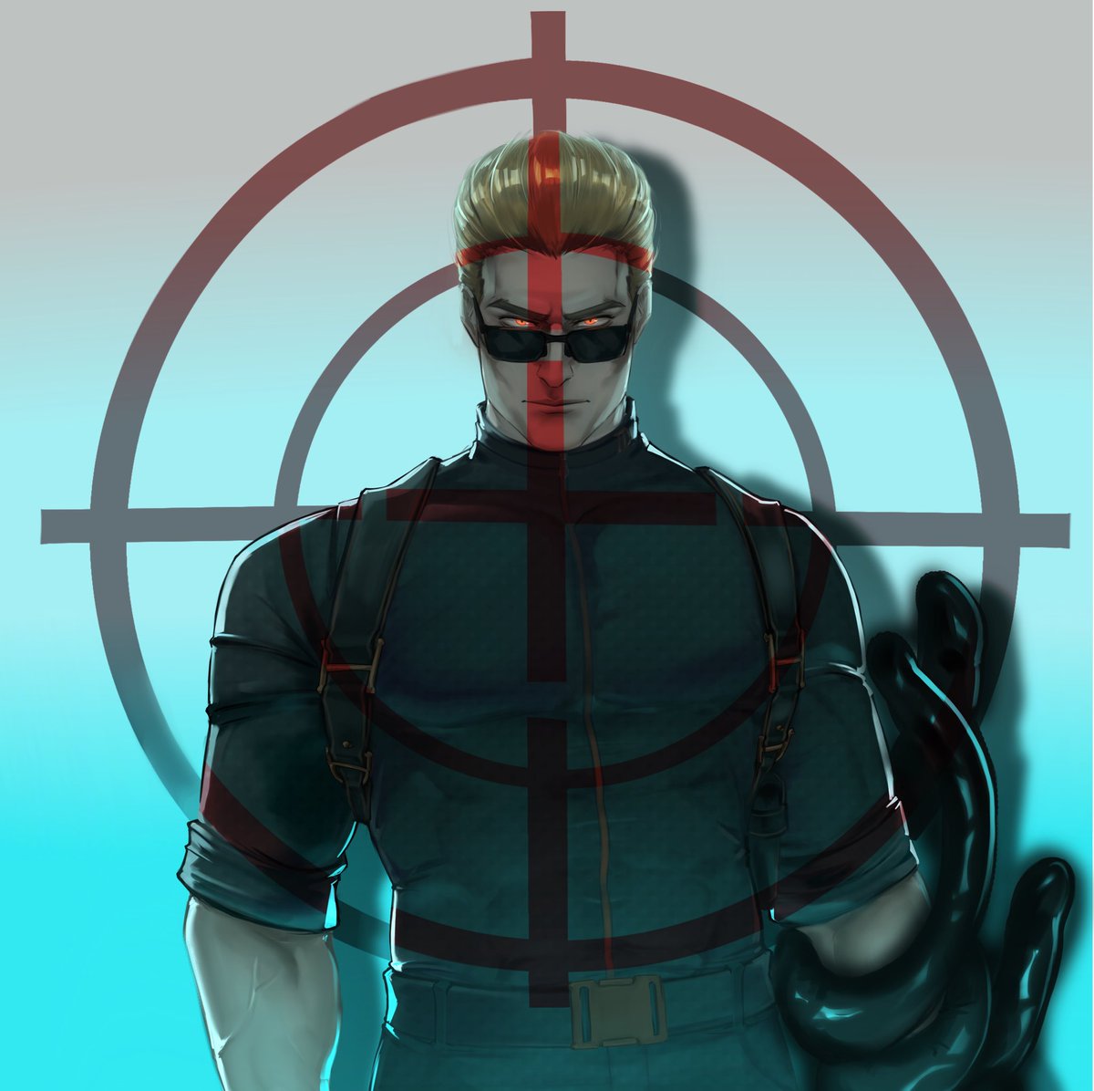 Dog_opium's tweet photo. I can't help myself when he looks at me… #RE #AlbertWesker https://t.co/DyofGnRNIZ