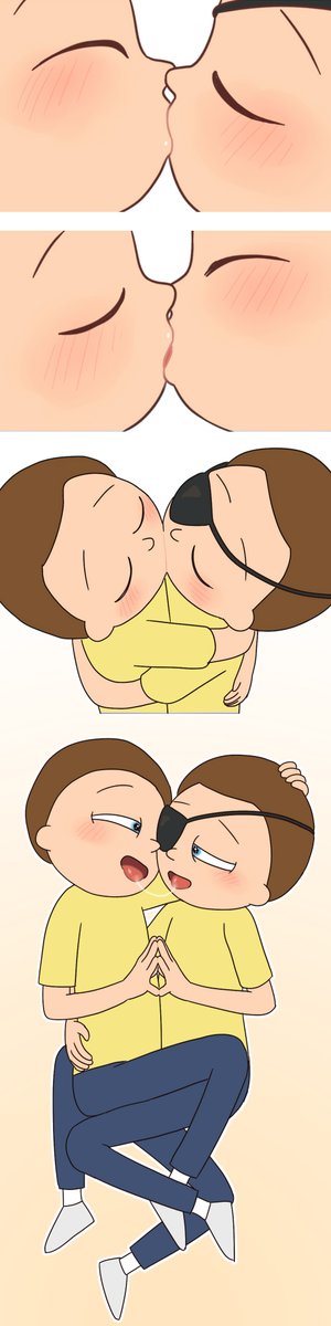 Megaseed_8's tweet photo. Mortycest kissing https://t.co/RlkamSXubz