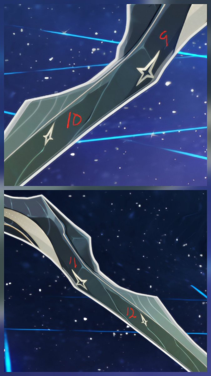 EmpyreanAxis's tweet photo. Ever realised that Flame Reaver has 13 stars to represent the Chrysos Heirs? 
#phainon https://t.co/n5NcZyhu2r