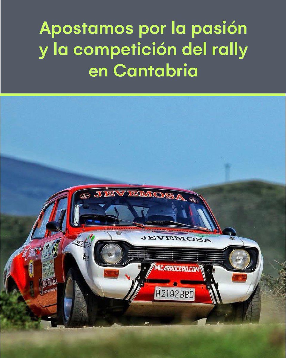 JMDECOGRAF's tweet photo. Apoyando al mundo del motor en Cantabria https://t.co/z0DO9i9WSC