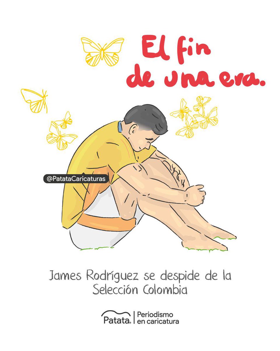 PATATAdibujo's tweet photo. 🇨🇴👐🏽 James se despide de la selección Colombia. https://t.co/LRqU0cKrU3