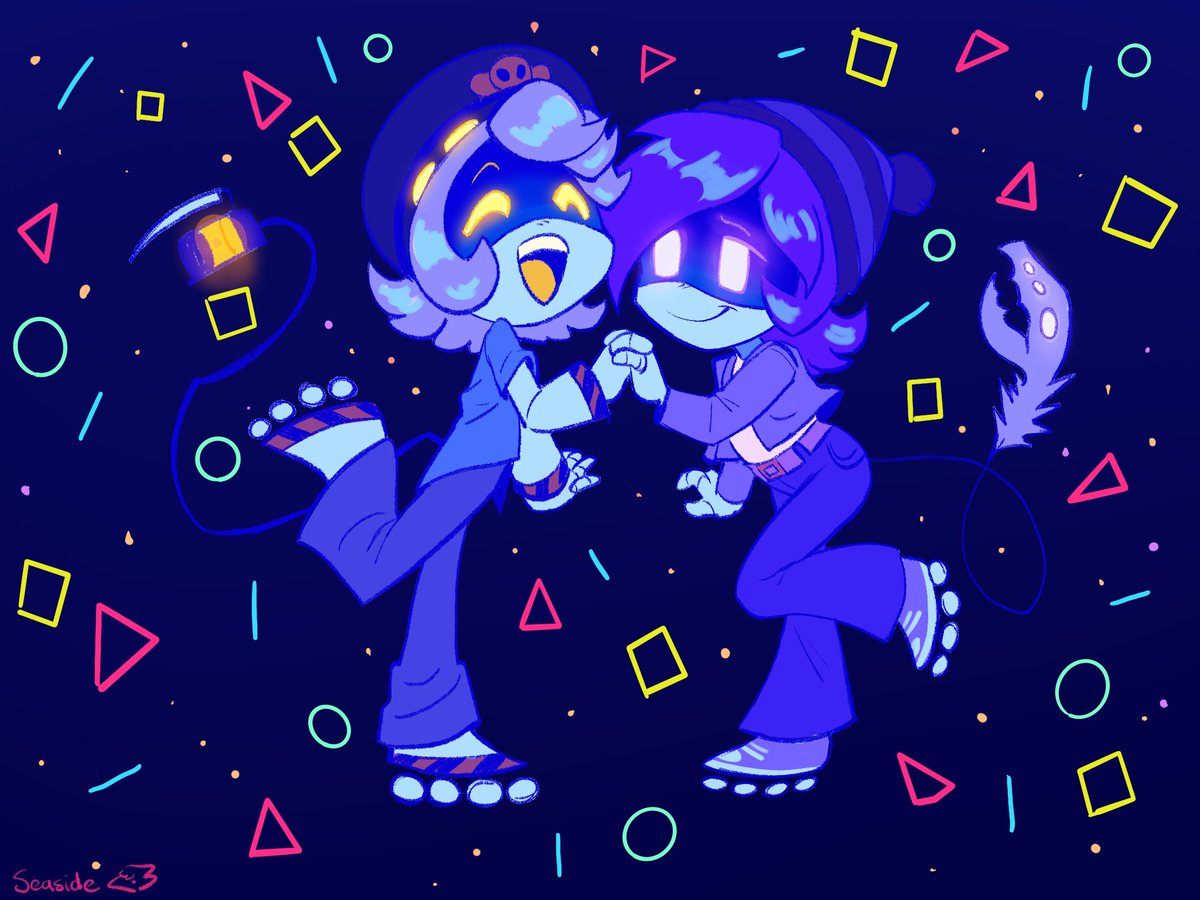 Seas1de_'s tweet photo. Nuzi week! Day 4- Arcade 

#nuziweek2026 #nuzi #murderdrones #seasidedraws https://t.co/m9PwFHikPZ