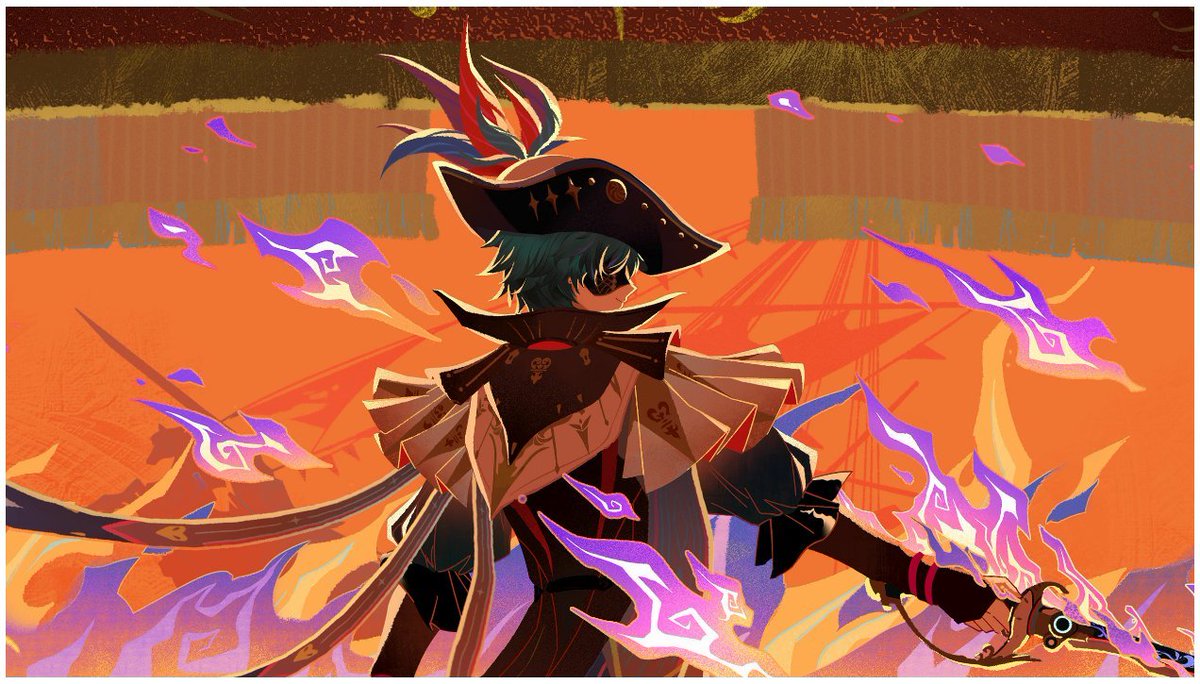 RayanaWolfer's tweet photo. Brant ♥️

The half-mask that looks like a pirate eyepatch but is a Venetian carnival mask. The coat with a tail shaped like a tern's tail. The fact that the mask is black, mirroring a tern's head. The Renaissance outfit, both Fool and Pirate. His gorgeous naval sword! 😭♥️ https://t.co/eJyVKTsMPy