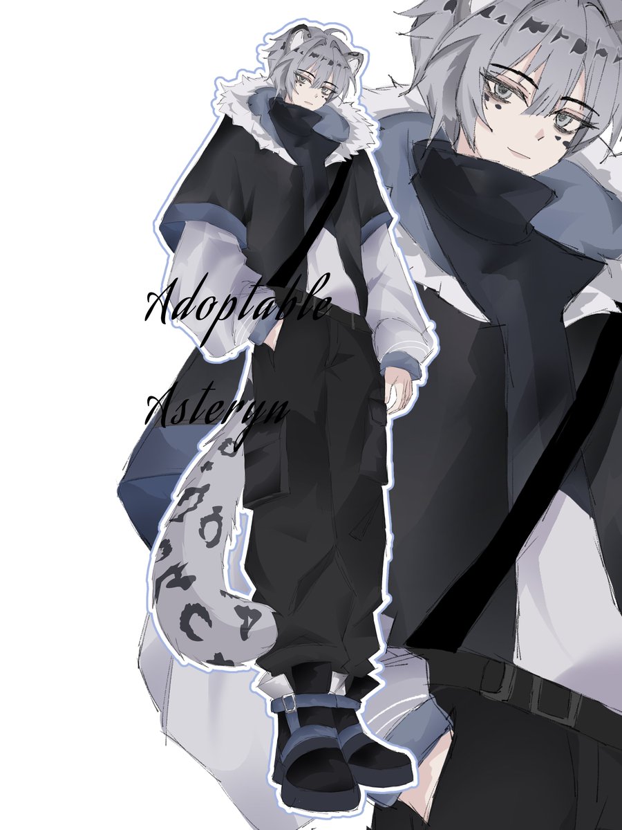 AzraelIsHigh's tweet photo. Will open an adoptable auction for a snow leopard character soon for $20 up #adoptable #digitalart #cat #auction

I might only accept USD payments for this one cuz I feel like I've been lowbatting myself lately.

The adoptable includes:
His original form (Snow Leopard form) https://t.co/PgbQrhwM0K
