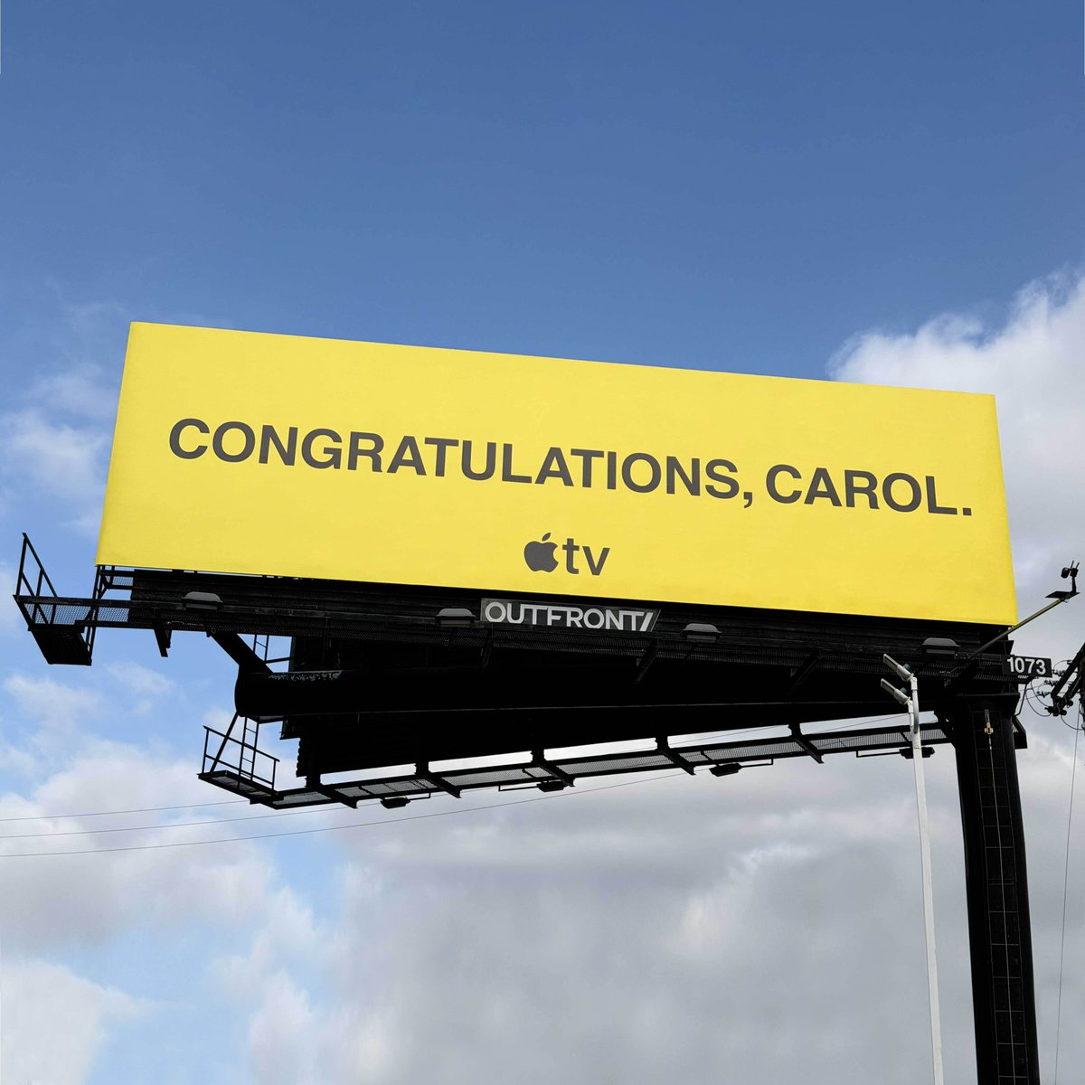 AppleTV's tweet photo. We hope this makes you happy, Carol.

#Emmys https://t.co/n9wv8X9Soo