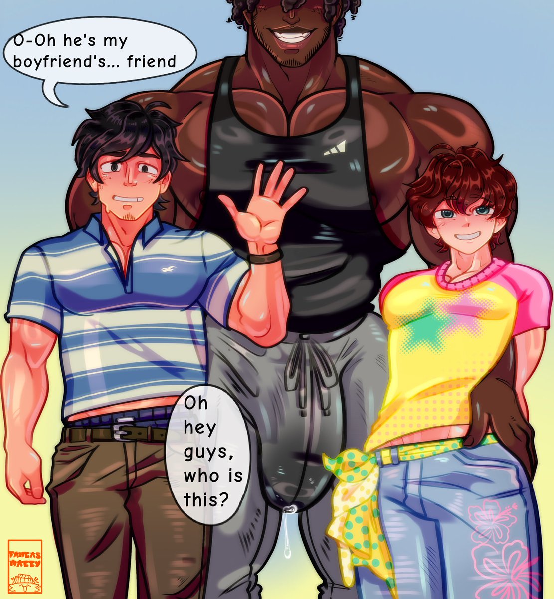 fantasmatty's tweet photo. My boyfriend "clóse friend"🔥

anonymous commission https://t.co/FOS2IDgGYY
