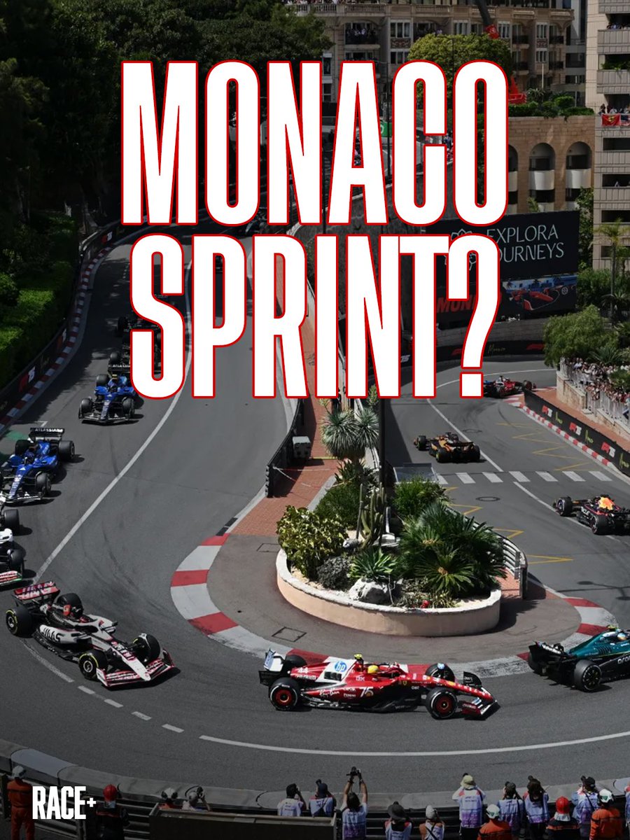 racepluscom's tweet photo. 🚨 | Formula 1 is expected to confirm on Wednesday that the 2027 Monaco GP weekend will feature a sprint race.

📰 @GPblog_com https://t.co/v53hWsAACG