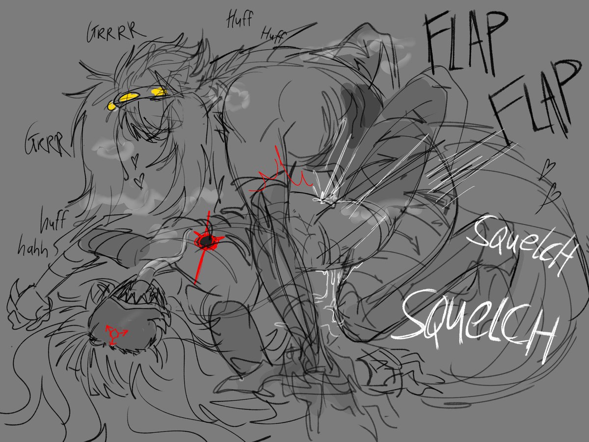 bitesized_J's tweet photo. joll sesh but they're both mindless eldritch-being https://t.co/zOZb9PuInB